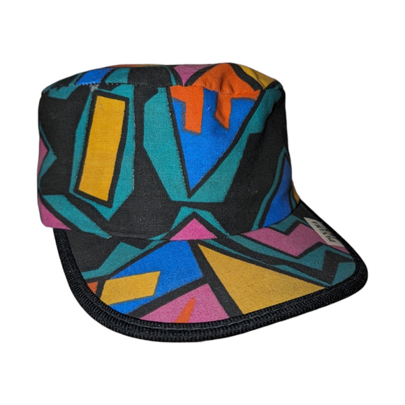 80s / 90s Panama Jack Mosaic fresh prince style hat - Picture 1 of 5